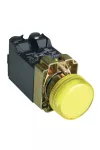 TRACON NYGBV55S Jelzőlámpa, fémalap, sárga, trafóval, izzó nélkül 3A/400V AC, IP42, NYGI6