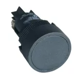   TRACON NYGEA125 Nyomógomb, műanyag testű, fekete 1×CO, 0,4A/400V AC, IP42, d=22mm