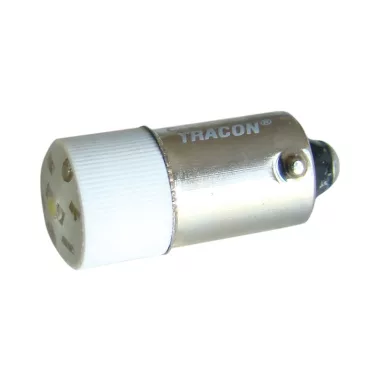 TRACON NYGL-AC400W LED-es jelzőizzó, fehér 400V AC, Ba9s