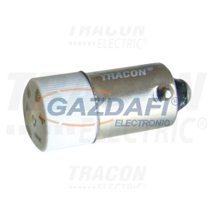 TRACON NYGL-AC400W LED bec indicator alb 400V AC/DC, Ba9s