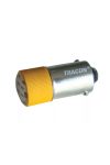 TRACON NYGL-AC400Y LED-es jelzőizzó, sárga 400V AC/DC, Ba9s