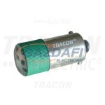   TRACON NYGL-ACDC230G LED-es jelzőizzó, zöld 230V AC/DC, Ba9s