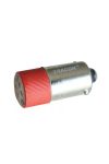 TRACON NYGL-ACDC230R LED-es jelzőizzó, piros 230V AC/DC, Ba9s