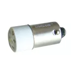   TRACON NYGL-ACDC230W LED-es jelzőizzó, fehér 230V AC/DC, Ba9s