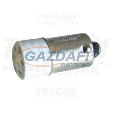 TRACON NYGL-ACDC230W LED-es jelzőizzó, fehér 230V AC/DC, Ba9s