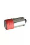 TRACON NYGL-ACDC24R LED-es jelzőizzó, piros 24V AC/DC, Ba9s