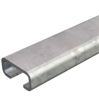 OBO 1109014 profilsín perforálás n., nútsz. 12 mm 2000x27x12,5 acél felületkezelés nélkül