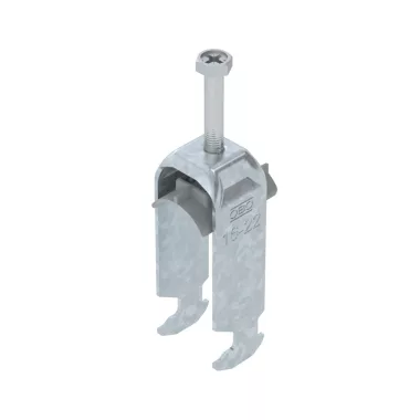 OBO 1186217 kengyeles bilincs 2-férőhelyes 16-22mm acél merítetten tűzihorganyzott