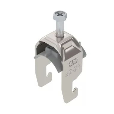 OBO 1186822 Kengyeles bilincs 22-28mm rozsdamentes acél A2 1.4301 felületkezelés nélkül, utókezelt