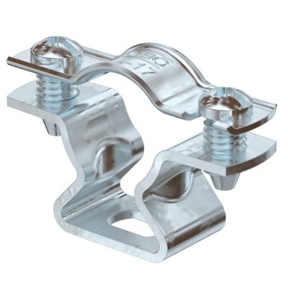   OBO 1362712 ASL 733 17 FT távtartó kengyel, hosszanti perforációval, merítetten tűzihorganyzott, DIN EN ISO 1461  14-17mm