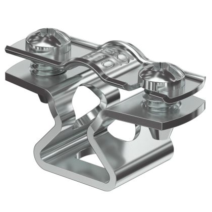   OBO 1362804 ASL 733 10 ALU távtartó kengyel, hosszanti perforációval,   8-10mm