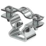   OBO 1362812 ASL 733 17 ALU távtartó kengyel, hosszanti perforációval,   14-17mm