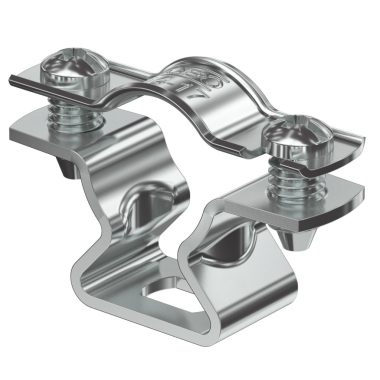 OBO 1362812 ASL 733 17 ALU távtartó kengyel, hosszanti perforációval,   14-17mm