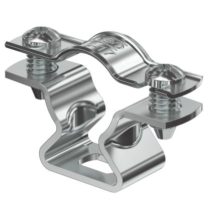   OBO 1362812 ASL 733 17 ALU távtartó kengyel, hosszanti perforációval,   14-17mm