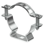   OBO 1362834 ASL 733 53 ALU távtartó kengyel, hosszanti perforációval,   44-53mm