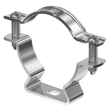 OBO 1362834 ASL 733 53 ALU távtartó kengyel, hosszanti perforációval,   44-53mm