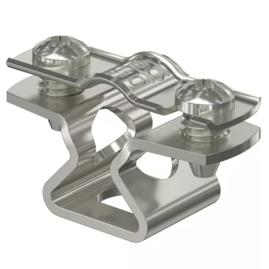 OBO 1362976 ASL 733 10 A2 távtartó kengyel, hosszanti perforációval,   8-10mm