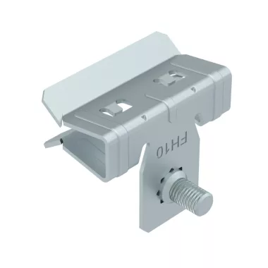 OBO 1488273 Beam clamp with threaded bolt M6x9 mm 4-10mm acél Zinklamelle