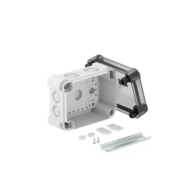 OBO 2005092 X06 R LGR-TR Junction box with transparent cover, 2069 with rail 150x116x86mm