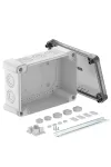 OBO 2005104 X25 R LGR-TR Junction box with transparent cover, 2069 rail 286x202x125mm