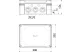 OBO 2005104 X25 R LGR-TR Junction box with transparent cover, 2069 rail 286x202x125mm