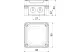 OBO 2005140 X01 SW-RO Leágazódoboz piros fedéllel  95x95x60mm