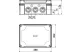 OBO 2005324 X25 H50 GNP5 LGR Cutie de joncțiune cu terminale 286x202x125mm