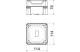 OBO 2005458 X04C LGR Cable junction box industrial version 114x114x78mm