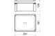 OBO 2005498 X16C R LGR Üres doboz 2069 sínnel  240x191x125mm