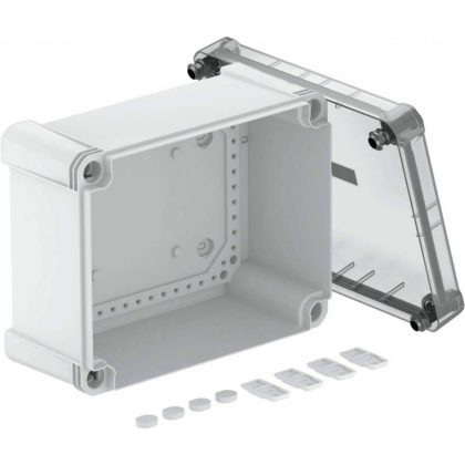   OBO 2005540 X16C LGR-TR Empty box with transparent lid 240x191x125mm