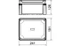 OBO 2005610 X16C SW Empty box 240x191x125mm