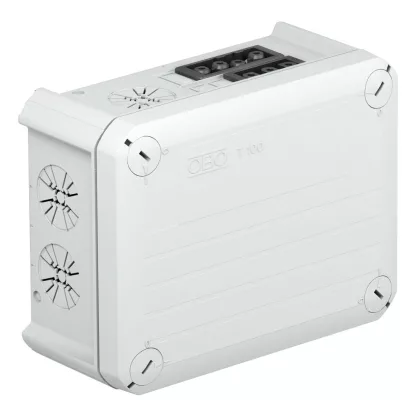   OBO 2007844 Junction box with Wiel connection sleeve 3s3p + 1s4p 150x116x67mm