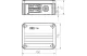 OBO 2007848 Leágazódoboz Wieland csatl.hüvellyel  2s4p 150x116x67mm