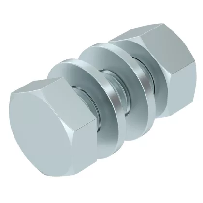   OBO 3160755 Hexagonal screw with nut and waschers M10x25 acél tűzihorganyzott