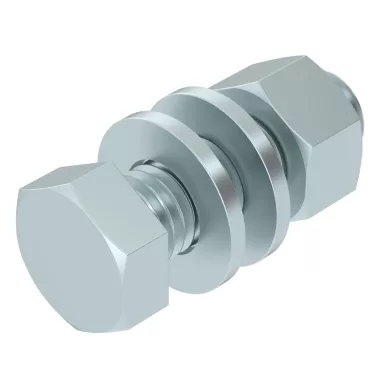 OBO 3163160 Hexagonal screw with nut and waschers M12x40 acél tűzihorganyzott