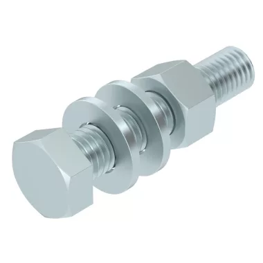 OBO 3163172 Hexagonal screw with nut and waschers M12x60 acél tűzihorganyzott