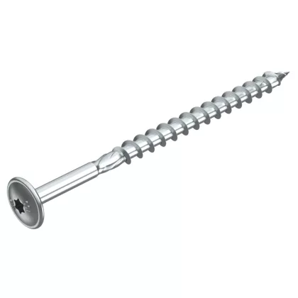   OBO 3498134 HT 6x100 TD Tányérfejű facsavar fa építményszerkezethez 14x103mm galvanikusan horganyzott
