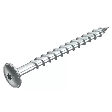 OBO 3498140 HT 10x80 TD Tányérfejű facsavar fa építményszerkezethez 22,5x84mm galvanikusan