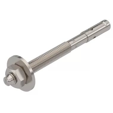 OBO 3498718 Wedge anchor BZ3 with large washer M8x95 rozsdamentes acél felületkezelés nélkül, utókezelt