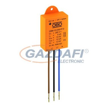 OBO 5092420 ÜSM-10-230I1P-0 Túlfeszültség-védelmi eszköz LED-es világításhoz, 1 fázisú