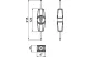OBO 5240089 ISG N leválasztó-szikraköz indirekt potenciálkiegyenlítés