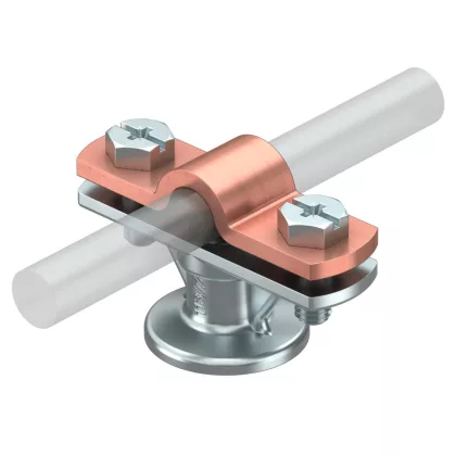 OBO 5412706 rúdtartó 16mm cink présöntvény horganyzott