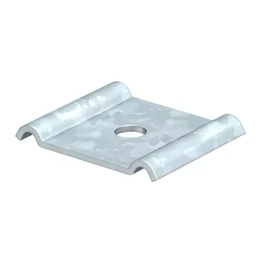 OBO 6015290 GKS 50 07 FS SP szorítóelem, M6 csavarhoz, egyedi csomag, szalaghorganyzott, DIN EN 10346  60x40mm