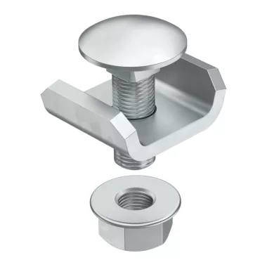 OBO 6016572 GUV 6 G U-alakú csatlakozó rácsos kábeltálcához galvanikusan horganyzott 24x28