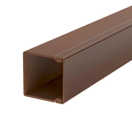   OBO 6025420 fali és mennyezeti csatorna fenékperforálással 40x40x2000 polivinil-klorid szépiabarna RAL 8014