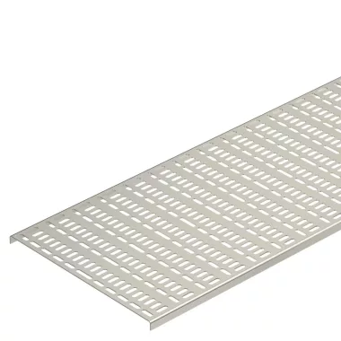 OBO 6045864 kábeltálca, teng. szabv. szer. Material thickness 1.50mm 15x300x2000 rozsdamentes acél A4 1.4571 felületkezelés nélkül, utókezelt