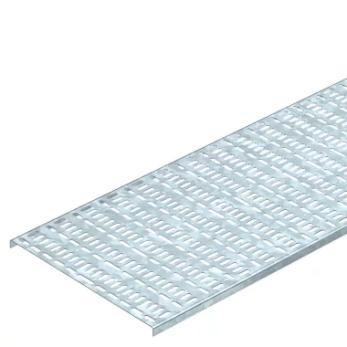 OBO 6046370 kábeltálca, teng. szabv. szer. Material thickness 1.25mm 15x50x2000 acél szalaghorganyzott