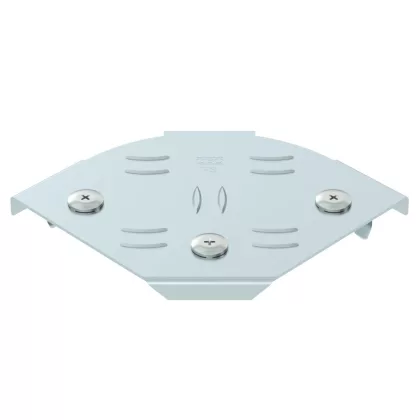   OBO 6049372 90°-os sarokidom lépésálló B100mm acél szalaghorganyzott