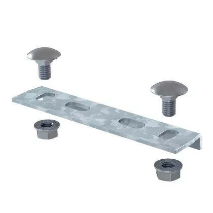   OBO 6066242 csavaros összekötő tengerész. szabv. sz. tálcához 16x29x60 acél szalaghorganyzott