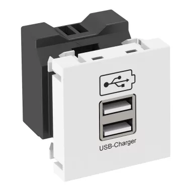 OBO 6105300 MTG-2UC2.1 RW1 USB töltő 2,1 A töltőárammal 45x45mm